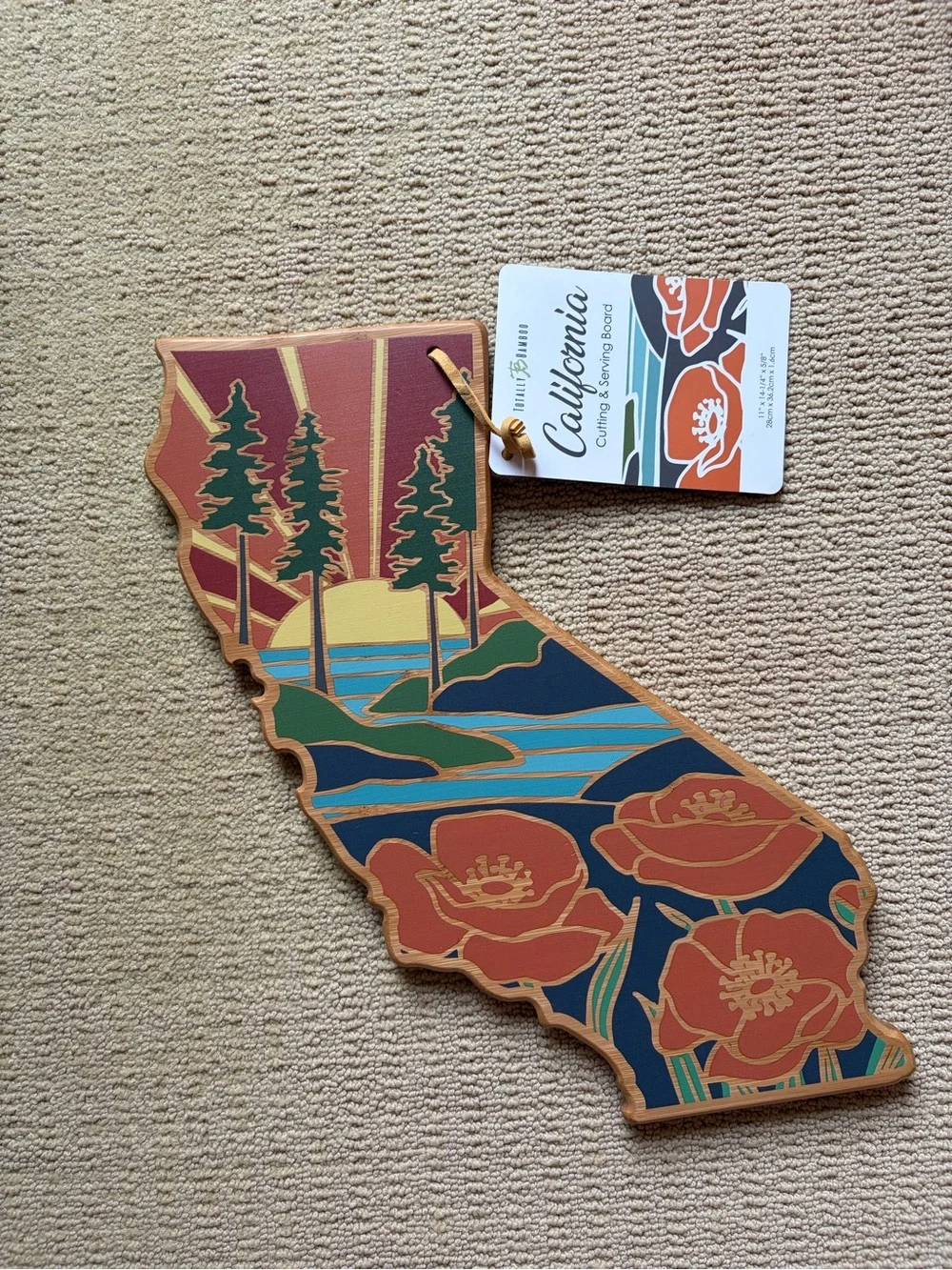 California Bamboo Cutting & Serving Board